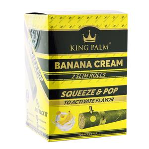 King Palm | Slim Rolls | 2 Pack - 20 Count - Banana Cream Outlet For You