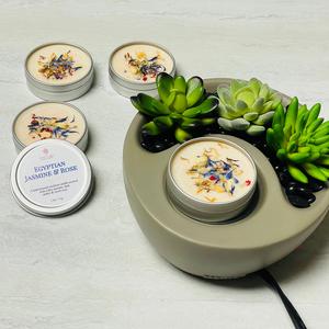 Egyptian Jasmine & Rose Wickless Candle For Sale Sale Online