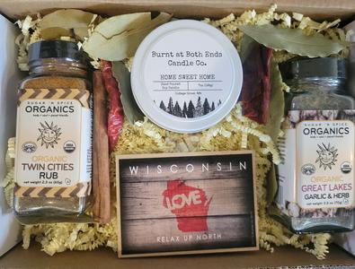 "HOME" gift box choose MN, WI, or FL Marketable Online