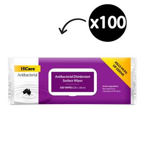 HiCare Antibacterial Disinfectant Surface Wipes Pack 100 Many Kinds Of Cheap Pice