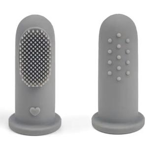 Finger Toothbrush | Vingertandenborstel Baby | 2 stuks per verpakking | Tandenborstel Silicone | GREY Pices Cheap Pice