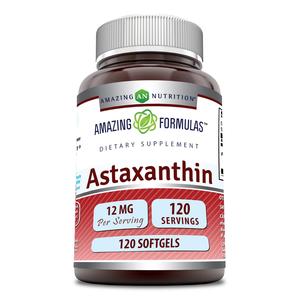 Amazing Formulas Astaxanthin 12mg 120 Softgels Supplement | Non-GMO | Gluten Free Tumblr Online