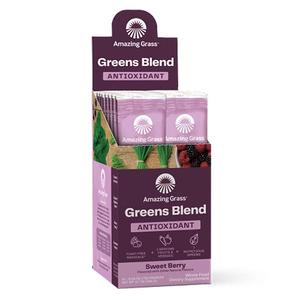 Amazing Grass Greens Blend Antioxidant: Super Greens Powder Smoothie Mix with Organic Spirulina, Beet Root Powder, Elderberry & Probiotics, Sweet Berry, 15 Servings (Packaging May Vary) Sast Cheap Pice