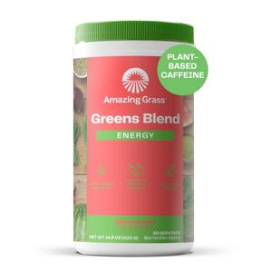 Amazing Grass Green Superfood Energy: Super Greens Powder & Plant Based Smoothie Mix, Caffeine with Matcha Green Tea & Beet Root Powder, Watermelon, 60 Servings Outlet Genuine