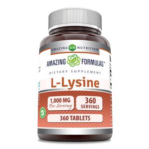 Amazing Formulas L-Lysine 1000 Mg | 360 Tablets | Dietary Supplement Cheap Sale Footlocker Finishline
