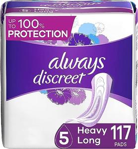 Always Discreet Adult Incontinence Pads for Women, Maximum Absorbency, Long Length, 39 Count x 3 Packs (117 Count total) Buy Cheap Manchester Great Sale