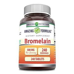 Amazing Formulas Bromelain 500 Mg Tablets Supplement | Non-GMO | Gluten Free | Made in USA (240 Count) Clearance Extremely