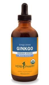 Herb Pharm Certified Organic Ginkgo Liquid Extract for Memory and Concentration - 4 Ounce Cheap Sale Sast