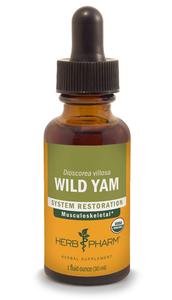 Herb Pharm Certified Organic Wild Yam Liquid Extract for Musculoskeletal System Support - 1 Ounce Very Cheap
