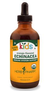 Herb Pharm Kids Certified-Organic Alcohol-Free Echinacea Glycerite Liquid Extract, 4 oz Clearance Best Seller