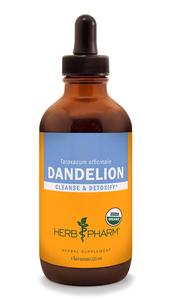 Herb Pharm Certified Organic Dandelion Liquid Extract for Cleansing and Detoxification, Organic Cane Alcohol, 4 Ounce Free Shipping Best Place