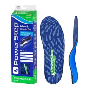 Powerstep Unisex Adult Pinnacle High Insole, Blue/Dark Green, Men S 4-4.5 / Women S 6-6.5 US With Paypal