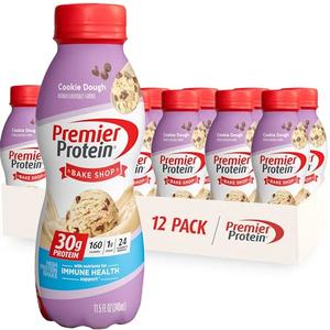 Premier Protein Shake, Cookie Dough, 11.5 Fl Oz (12 Pack), 30g Protein, 1g Sugar, 3g Carbs Cheap Sale Perfect