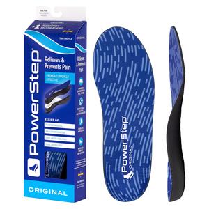 PowerStep Original Insoles - Arch Pain Relief Orthotics for Tight Shoes - Foot Support for Plantar Fasciitis, Mild Pronation and Foot & Arch Pain - Shoe Inserts for All (M 4-4.5 W 6-6.5) Discount Explore