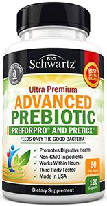 Prebiotics for Advanced Gut Health - Immune System Support & Dietary Fiber - Fuels Good Bacteria Growth to Promote Digestive Health - Gas & Digestion Support - Probiotics for Men & Women -120 Capsules Cheap Sale Professional