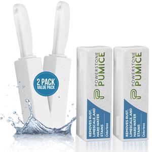 Powerstone Pumice Stone Toilet Bowl Cleaner with Handle (2-pack) - A Solution for Hard Water Stains on Toilets, Grills, Tiles, Grout & Pools Buy Cheap Best Store To Get