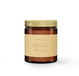 "Pear and Basil" 8 oz. Soy Wax Candle Discount Outlet Store