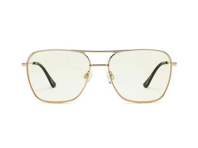 Caddis Hooper Reading Glasses, Polished Gold Sale Wide Range Of