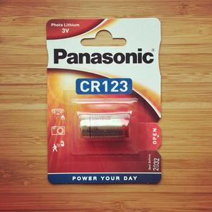 BATTERY : CR123A - PANASONIC Discount From China