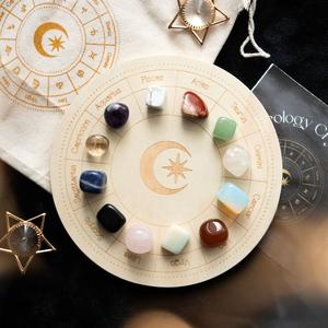 Astrology Wheel Zodiac Crystal Grid Set Buy Cheap Outlet Locations