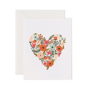 Floral Heart Greeting Card Cheap The Cheapest