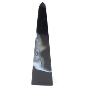 Agate Obelisk (385g) Outlet Where Can You Find