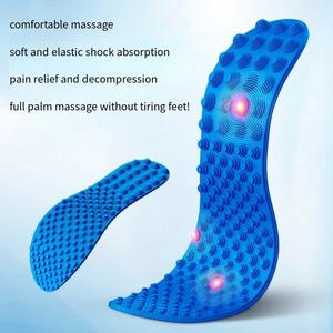 Massage Insoles for Feet Comfort Shock Absorption Shoes Insole Men Women Shoe Sole Soft Acupressure on Foot Shoe Pads 1Pair Buy Cheap Hot Sale