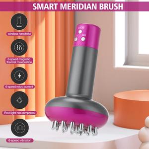 Intelligent Electric Meridian Brush Home Portable Massager Meridian Dredging Vibrating Electric Scraping Apparatus Clearance Visit New