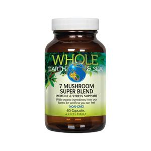 Whole Earth & Sea 7 Mushroom Super Blend 60c Outlet Low Pice Fee Shipping