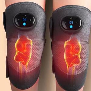 Heating and Vibration Knee Massage Pad Knee Joint Massage Tool Intelligent Button Adjustable Multi Gear Led Display From China Free Shipping Low Pice