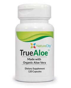 NatureCity True Aloe Vera Capsules Organic | Non-GMO 40,000mg Aloe Vera Pills (30-Day Supply) | Made with USDA Organic Aloe Vera Supplements | Digestive & Joint Support Supplement Clearance Low Shipping