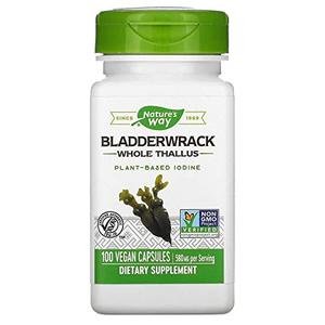 Nature's Way Premium Herbal Bladderwrack Whole Thallus 580 mg, 100 Count (Pack of 2) Discount Explore