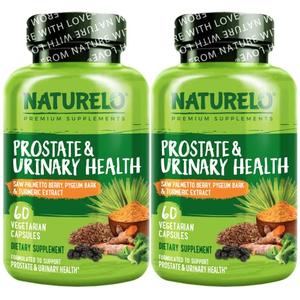 NATURELO Prostate & Urinary Health, Comprehensive Formula with Saw Palmetto, Pygeum, Tumeric, Plant Sterols, Broccoli and Lycopene, 120 Vegetarian Capsules Sale Low Cost