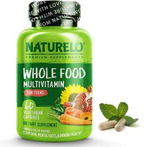 NATURELO Whole Food Multivitamin for Teens - Vitamins and Minerals for Teenage Boys and Girls - Supplement for Active Kids - with Organic Whole Foods - Non-GMO - Vegan & Vegetarian - 60 Capsules Discount 2025