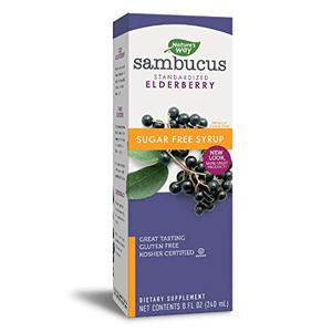 Nature's Way Sambucus Sugar-Free Elderberry Syrup, Traditional Immune Support*, 8 Fl. Oz. Cheap Sale Low Pice