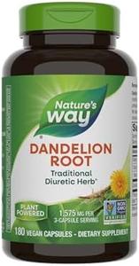 Nature's Way Dandelion Root, Traditional Diuretic Herb*, Traditionally used to Soothe Digestive Upset*, Vegan, 180 Capsules (Packaging May Vary) Outlet Cheap Pice