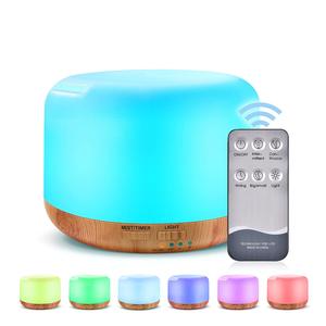 300ML Essential Oil Diffuser, Remote Control Ultrasonic Aromatherapy Oil Diffusers Cool Mist Humidifier, Waterless Auto-Off and 7 LED Light Colors for Bedroom, Yoga, SPA, Baby Sale Shop