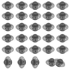 30Packs- Hearing Aid Domes Open Oticon Hearing Aid Domes Middle Size Compatible with Phonak Marvel & Paradise RIC BTE Models SDS 4.0-Black Cheap Store