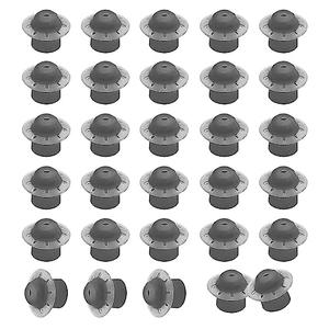 30Packs-Starkey Hearing Aid Domes Open Oticon Hearing Aid Domes Small Size Compatible with Phonak Marvel & Paradise RIC BTE Models SDS 4.0-Black Recommend For Sale