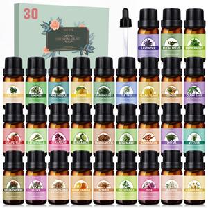 30 * 10ML Essential Oil Set - Essential Oils - 100% Natural Essential Oils - Perfect for Diffuser,Humidifier, Aromatherapy, Massage, Skin, Hair Care,DIY Authentic Cheap Pice