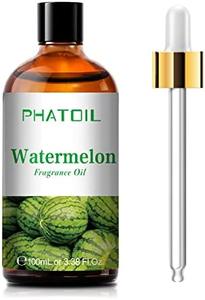 3.38FL.OZ Watermelon Fragrance Oils for Aromatherapy, Essential Oils for Diffusers for Home, Perfect for Diffuser, Yoga, Skin Care, DIY Candle and Soap Making - 100ml Sale Big Discount