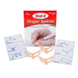 3-Point Products Oval-8 Finger Splints, Support and Protection for Arthritis, Trigger Finger or Thumb, and Other Finger Conditions, 3-Pack, Size 6 Clearance Huge Surprise