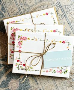 Secret Garden Thank You Cards, Blank, 10-Count Free Shipping Geniue Stockist