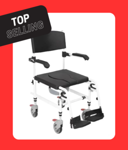 Aluminium Commode Height Adjustable, SW 46CM Outlet Nicekicks