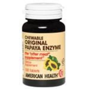 American Health Enzymes Chewable Original Papaya Enzyme 100 tablets Outlet Genuine