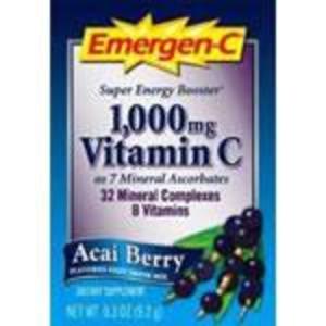 Alacer Emergen-C Acai Berry 30 packets Cheap Pirce
