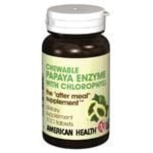 American Health Chewable Papaya Enzyme with Chlorophyll 100 tabs Ebay Online