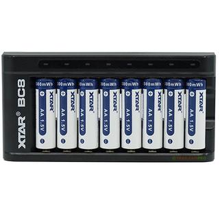 XTAR Rechargeable Lithium AA 8-Pack Clearance Pirce Sale