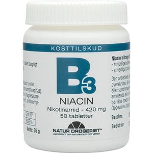 Natur-Drogeriet Niacin (Nikotinamid) 420 mg Free Shipping Online