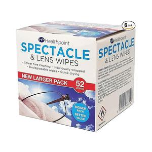 Healthpoint Spectacle Wipes Extra Value 6 Packs of 52 = 312 Wipes Footlocker Pictures Online
